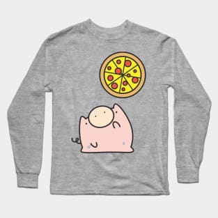 Pigpu Pizza'pu Long Sleeve T-Shirt